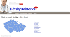 Desktop Screenshot of detskydoktor.cz
