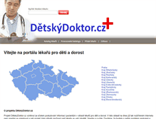 Tablet Screenshot of detskydoktor.cz